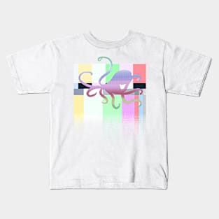 Gradient Octopus Kids T-Shirt